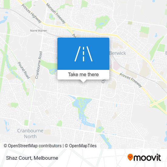 Shaz Court map