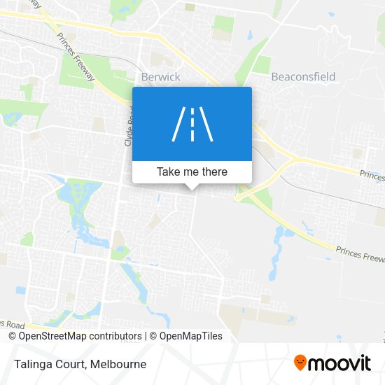 Talinga Court map