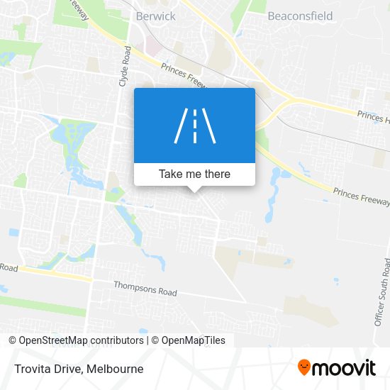 Trovita Drive map