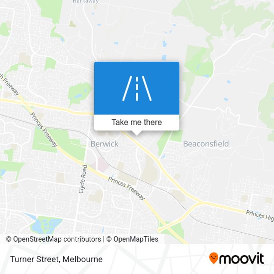 Turner Street map
