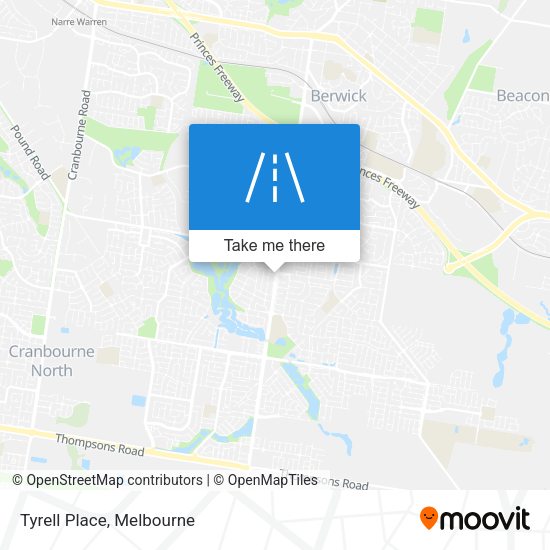 Tyrell Place map