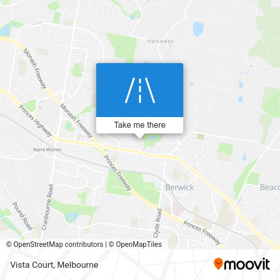 Vista Court map