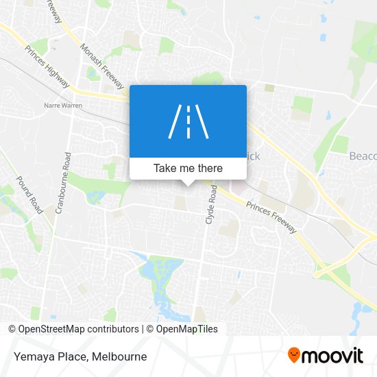 Yemaya Place map