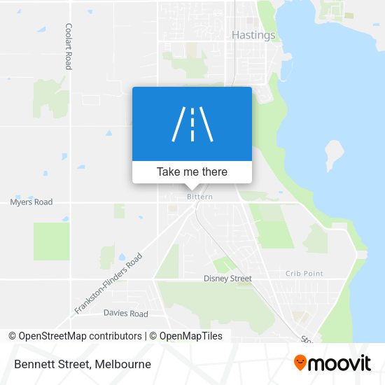Bennett Street map