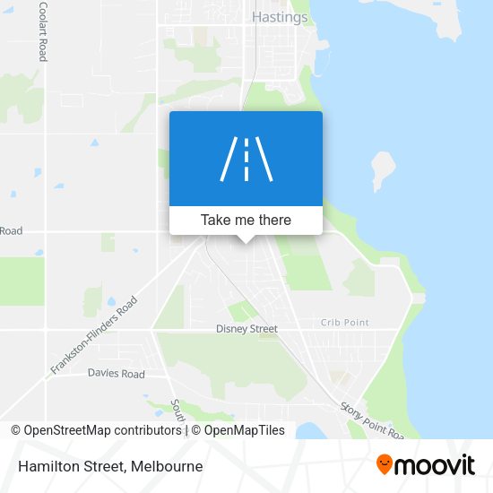 Hamilton Street map