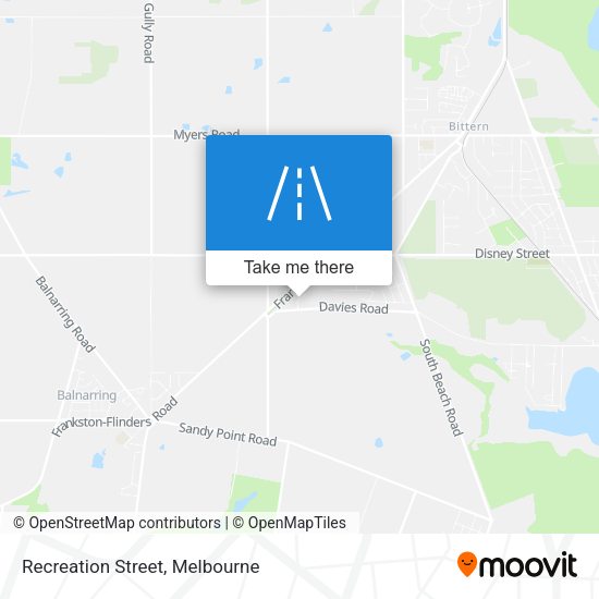 Recreation Street map
