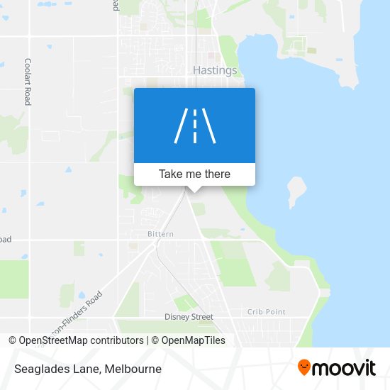 Seaglades Lane map