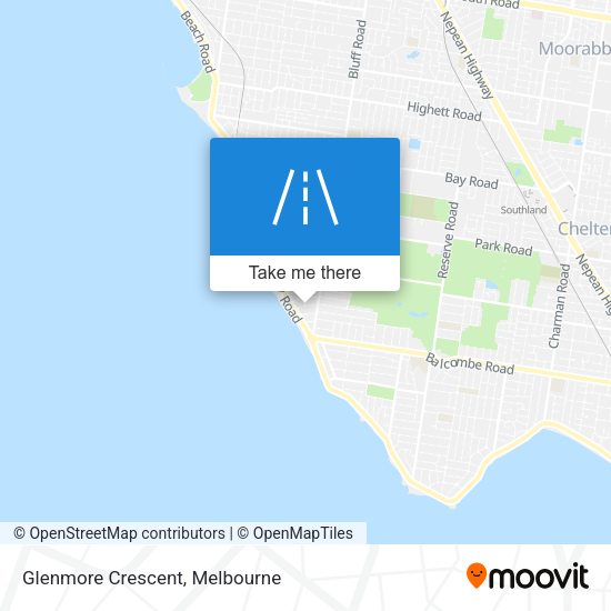 Glenmore Crescent map