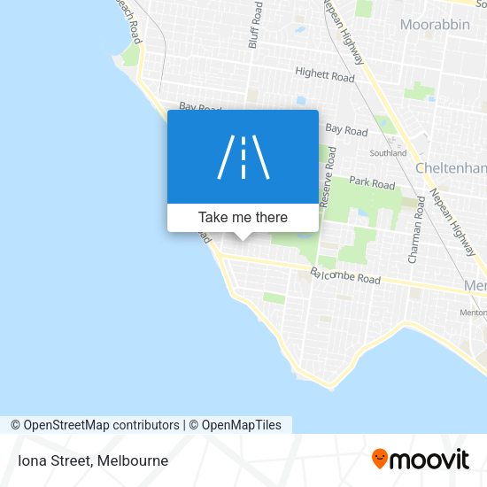 Iona Street map
