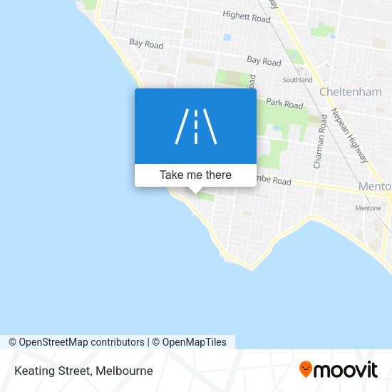 Keating Street map