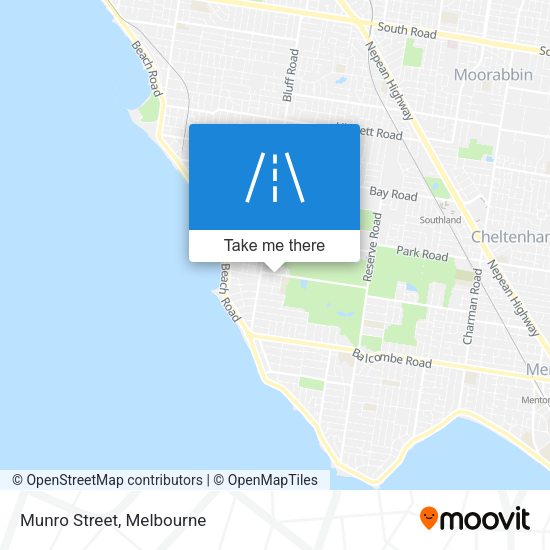 Munro Street map