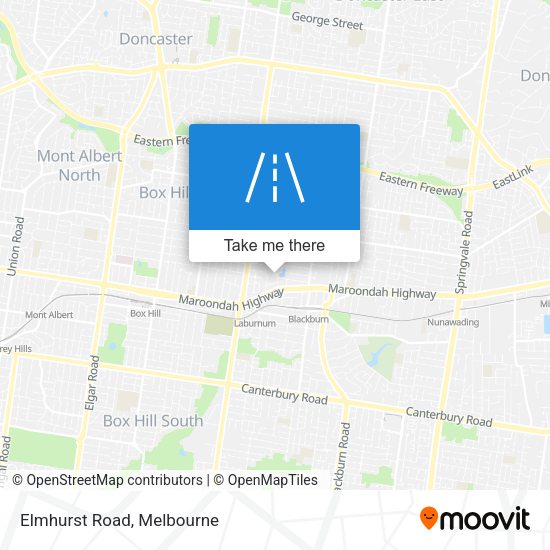 Elmhurst Road map
