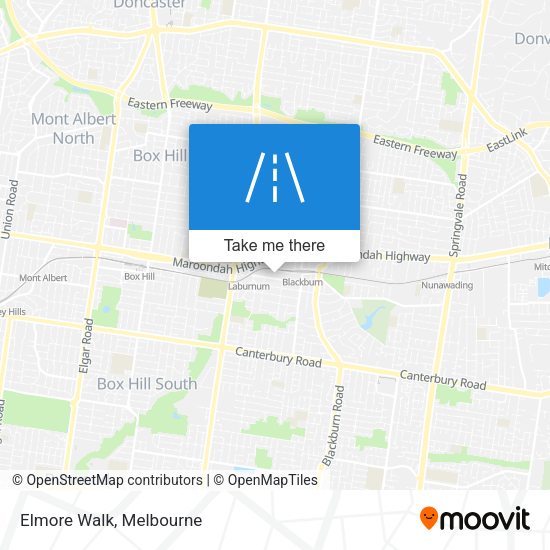 Elmore Walk map