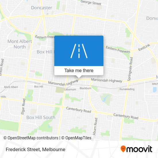 Frederick Street map