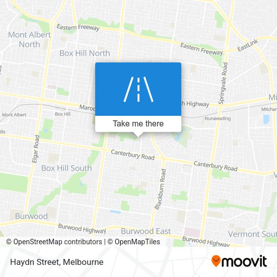 Haydn Street map