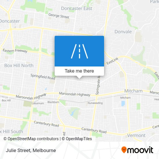 Julie Street map