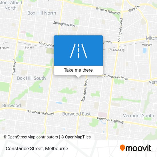 Constance Street map