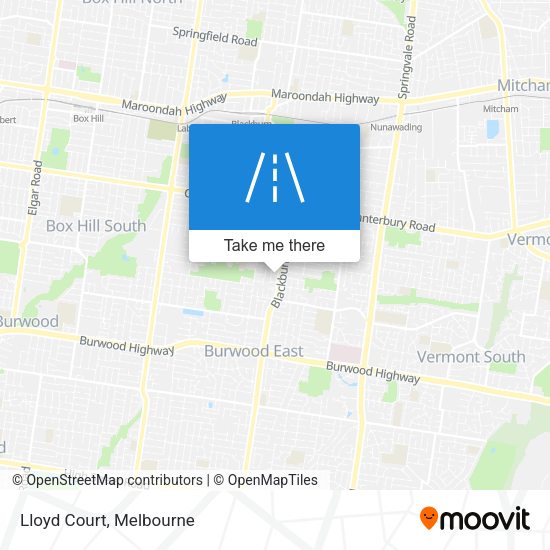Lloyd Court map