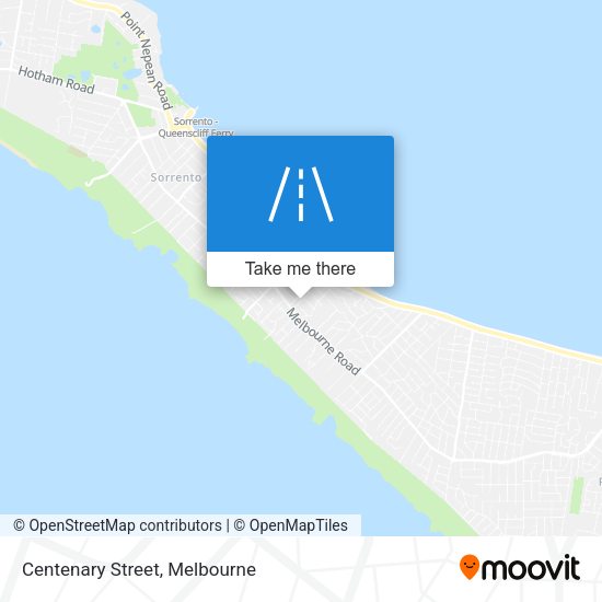 Centenary Street map
