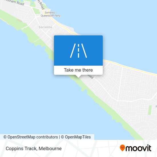 Coppins Track map