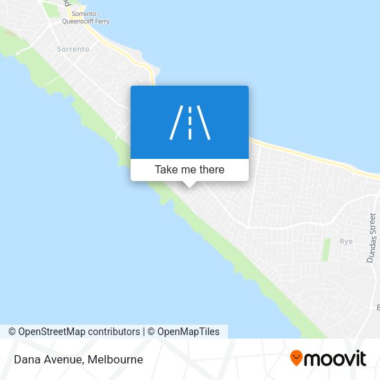 Dana Avenue map