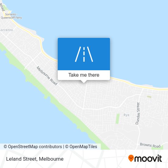 Leland Street map
