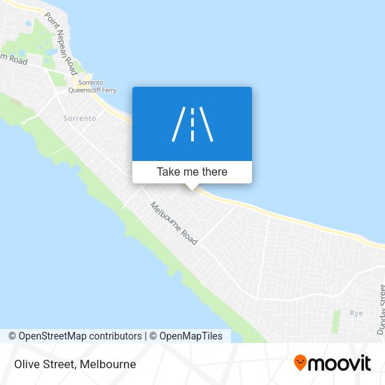 Olive Street map