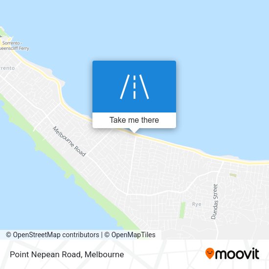 Point Nepean Road map