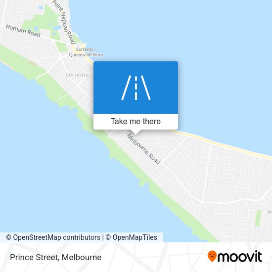 Prince Street map