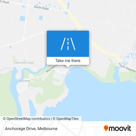 Anchorage Drive map