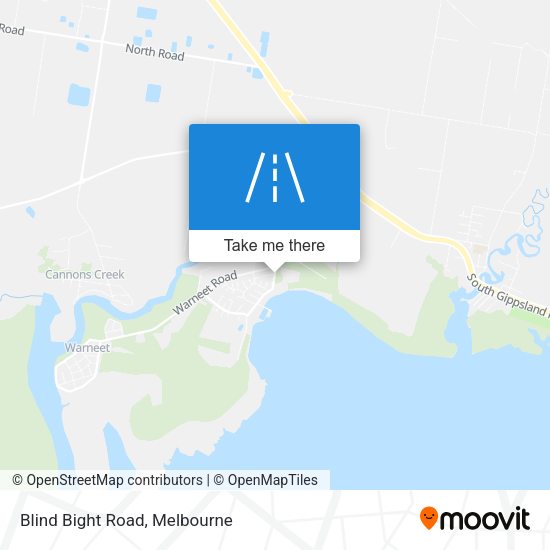 Blind Bight Road map
