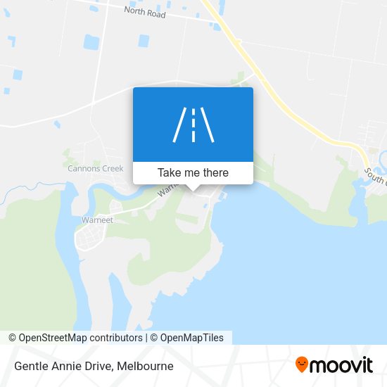 Gentle Annie Drive map