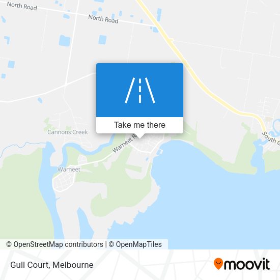 Gull Court map
