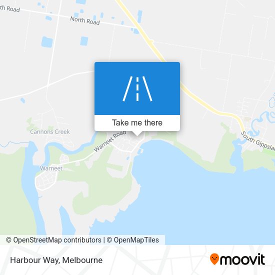 Harbour Way map