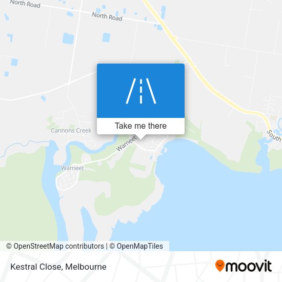 Kestral Close map