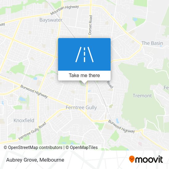 Aubrey Grove map