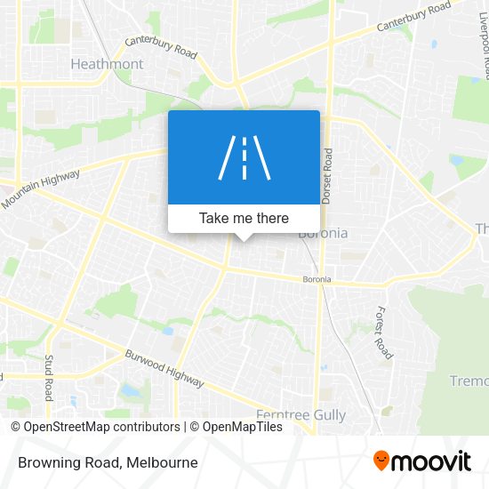 Browning Road map