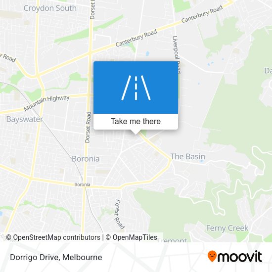 Dorrigo Drive map