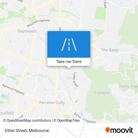 Ethel Street map