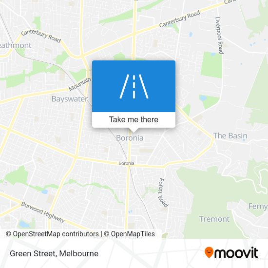 Green Street map