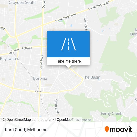 Karri Court map