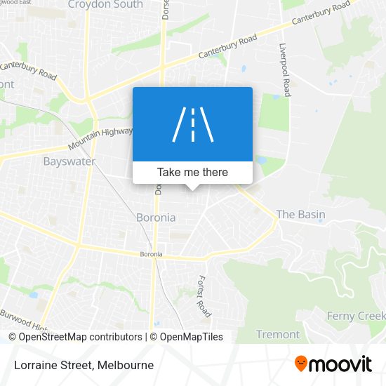 Lorraine Street map