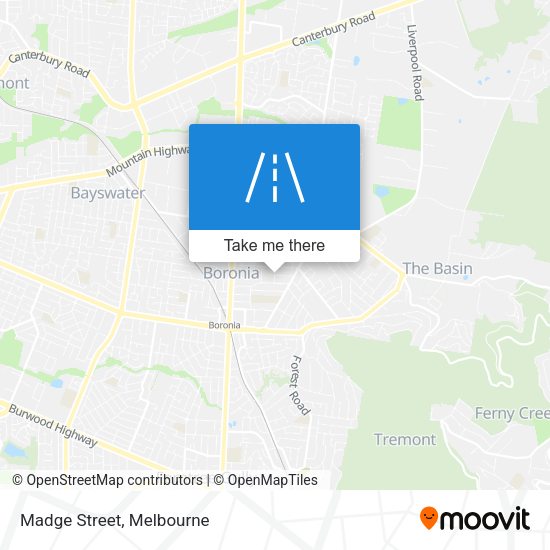 Madge Street map