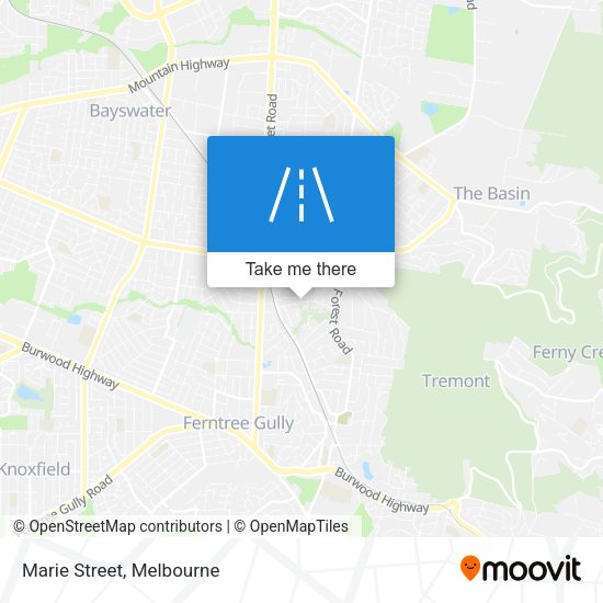 Marie Street map