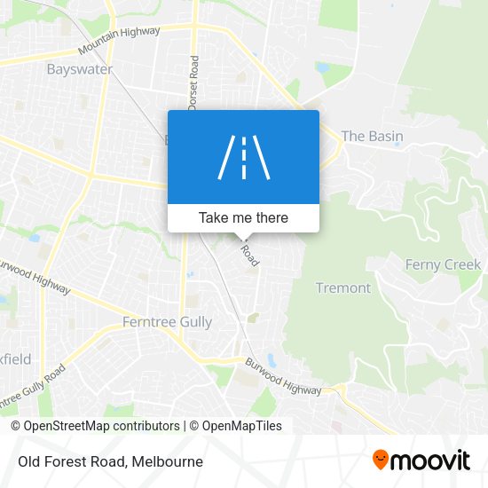 Old Forest Road map
