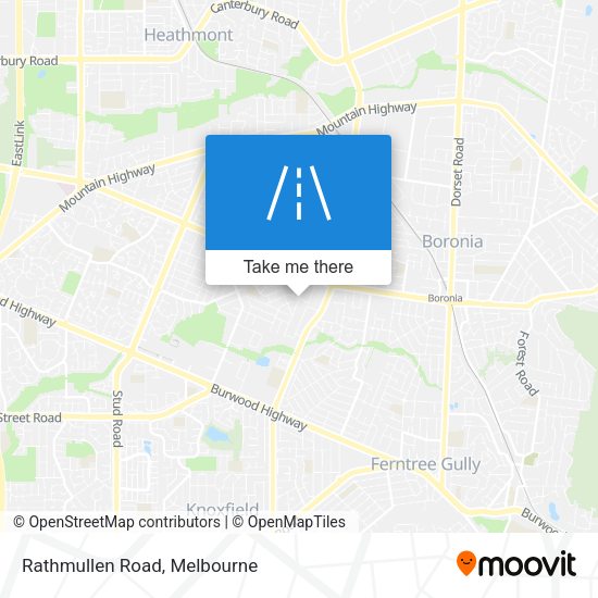 Rathmullen Road map