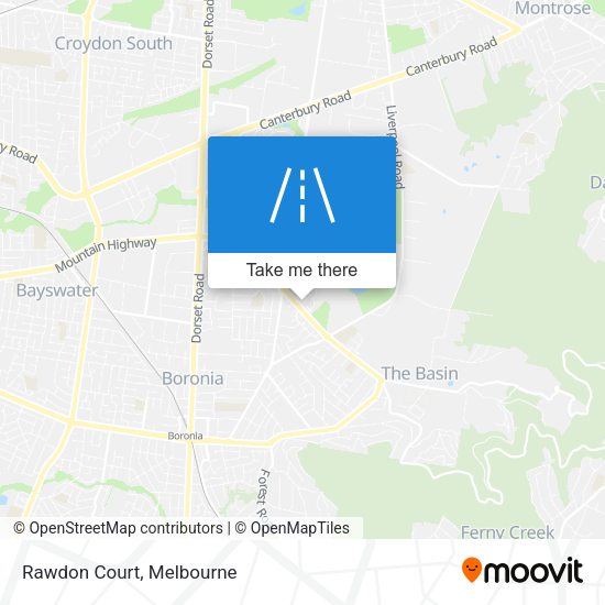 Rawdon Court map