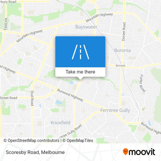 Scoresby Road map
