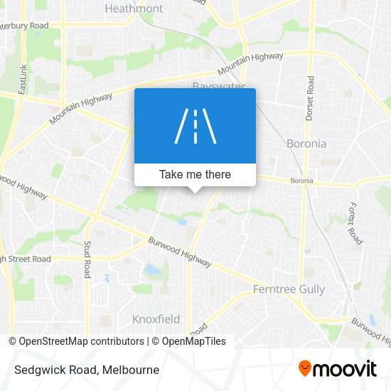 Sedgwick Road map