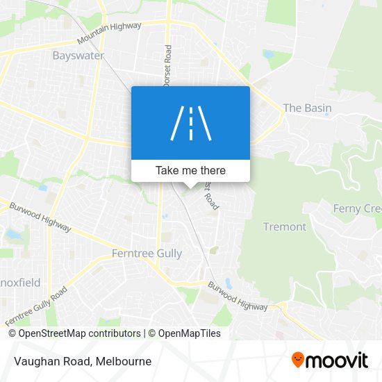 Vaughan Road map
